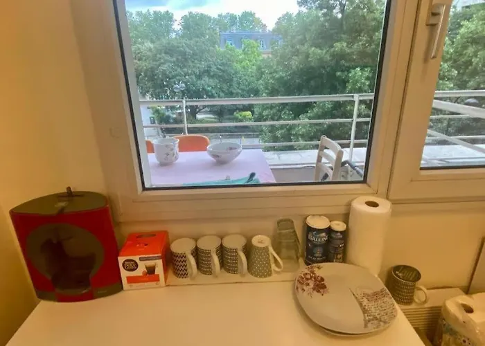 Cosy A Balcon Tour Eiffel Et Parking